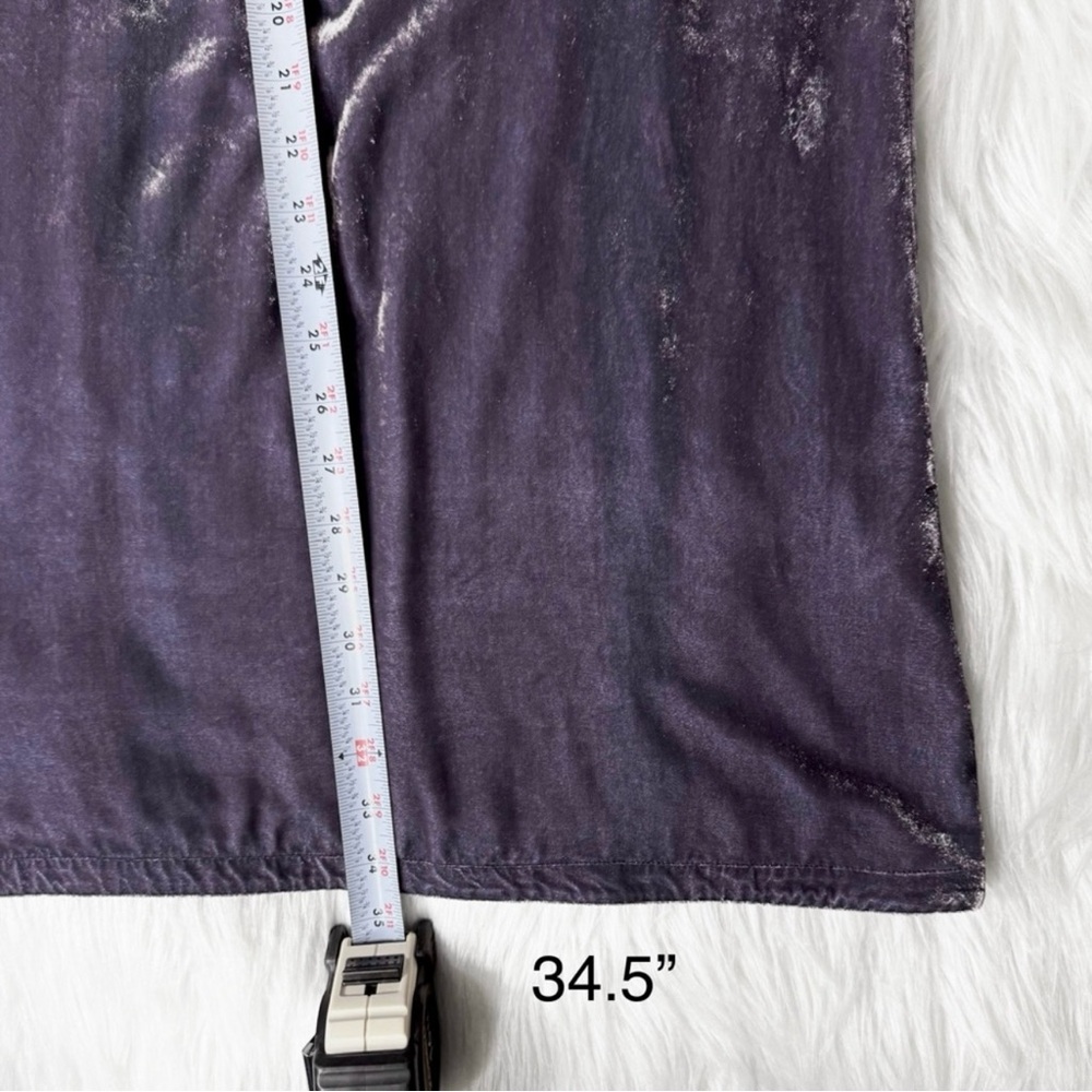 Eileen Fisher Charcoal Velvet A-Line Tunic - Picture 15 of 15